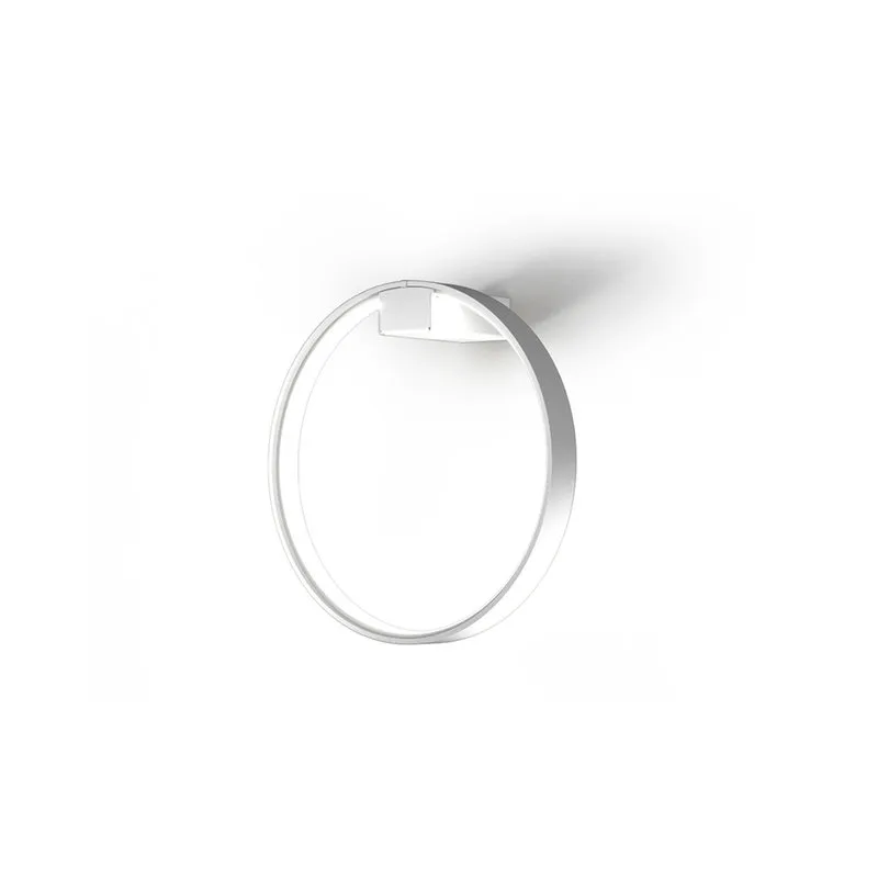Panzeri luce Zero Round - lampada a parete - 25 cm - bianco
