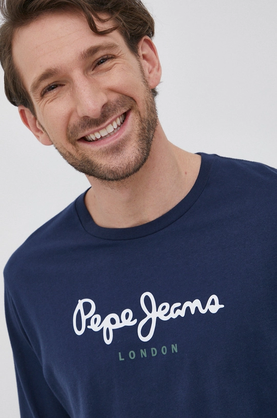 Pepe Jeans top a maniche lunghe in cotone EGGO LONG N