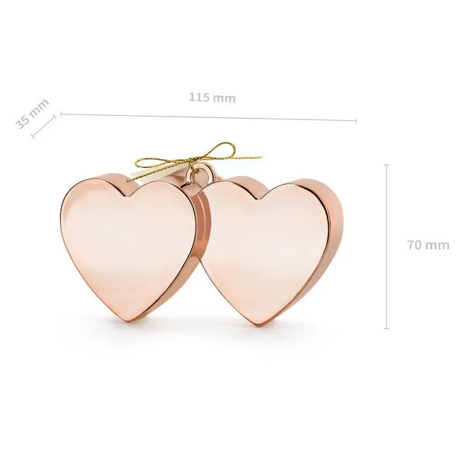 Pesi per palloncini a forma di cuore