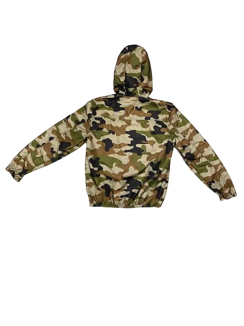Pickwick men's light jacket with hood PSHAKEPRINTM999 camouflage