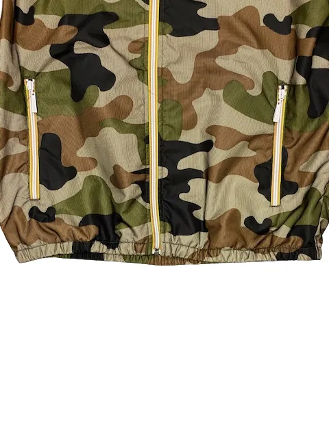 Pickwick men's light jacket with hood PSHAKEPRINTM999 camouflage