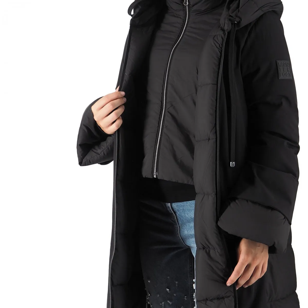 Piumino Con Pettorina Urban Nero