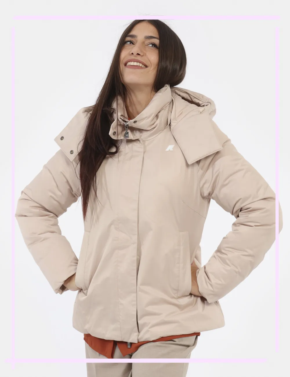 Piumino K-Way Beige