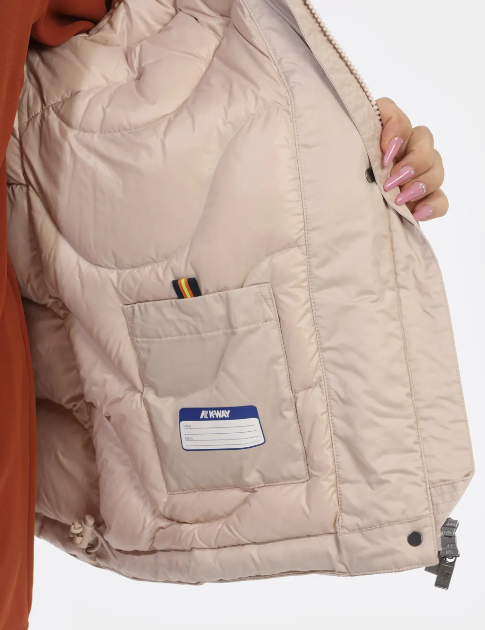 Piumino K-Way Beige