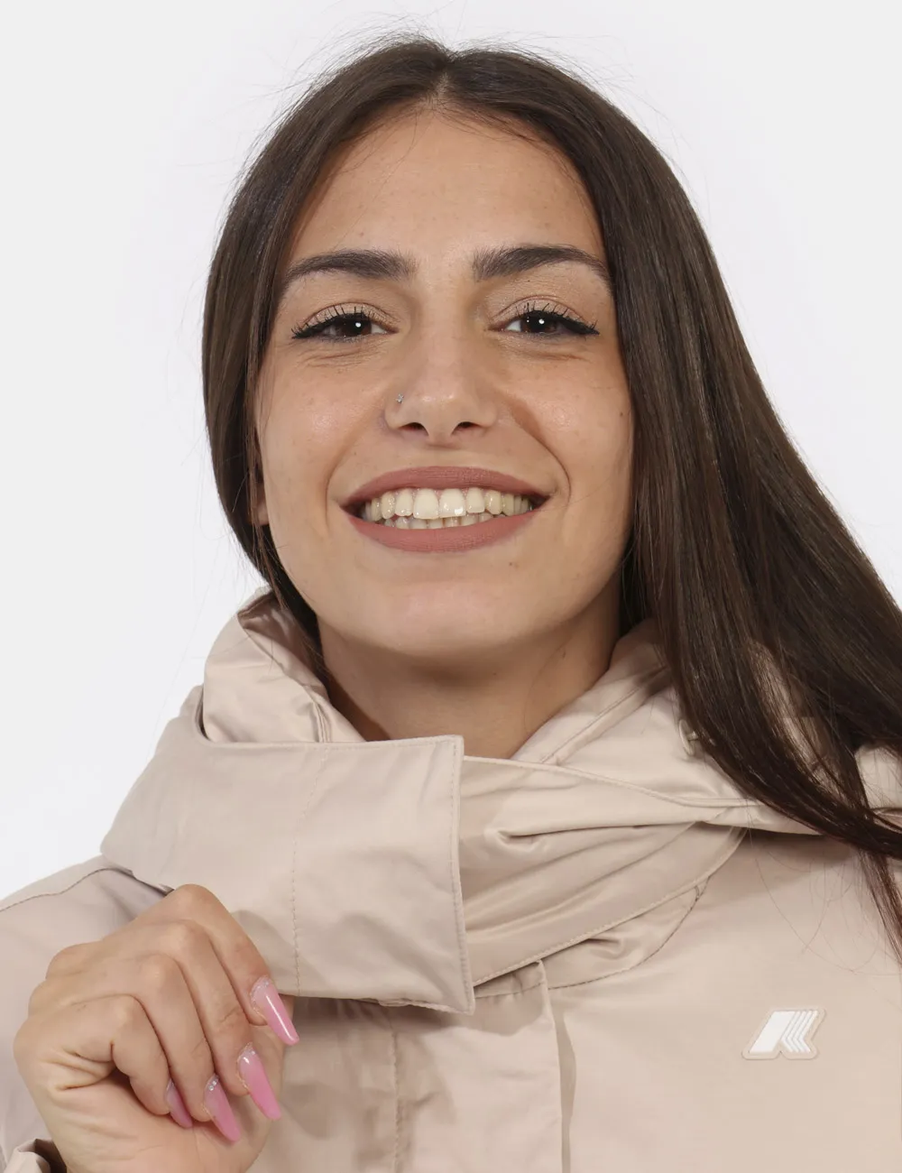 Piumino K-Way Beige