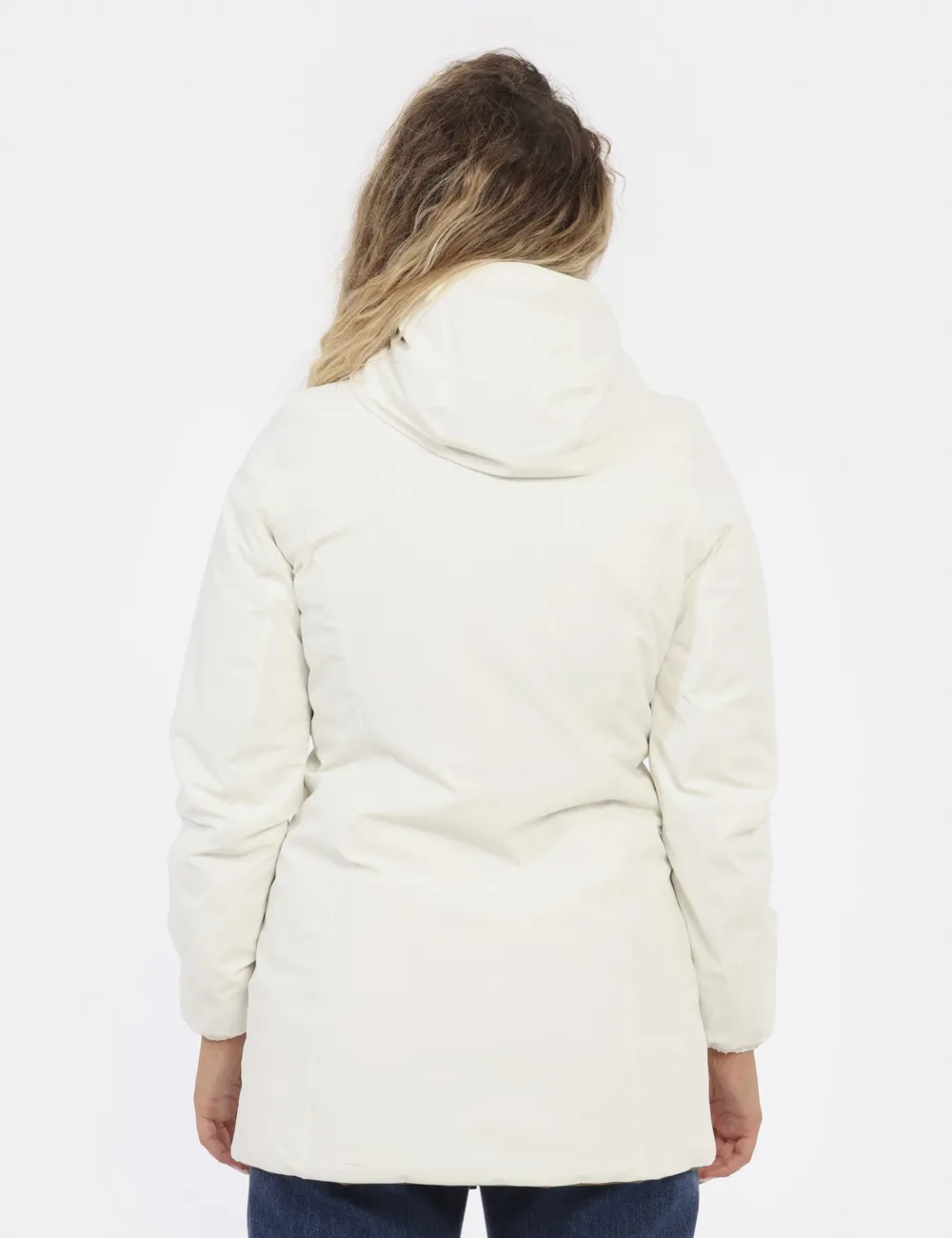 Piumino K-Way Bianco