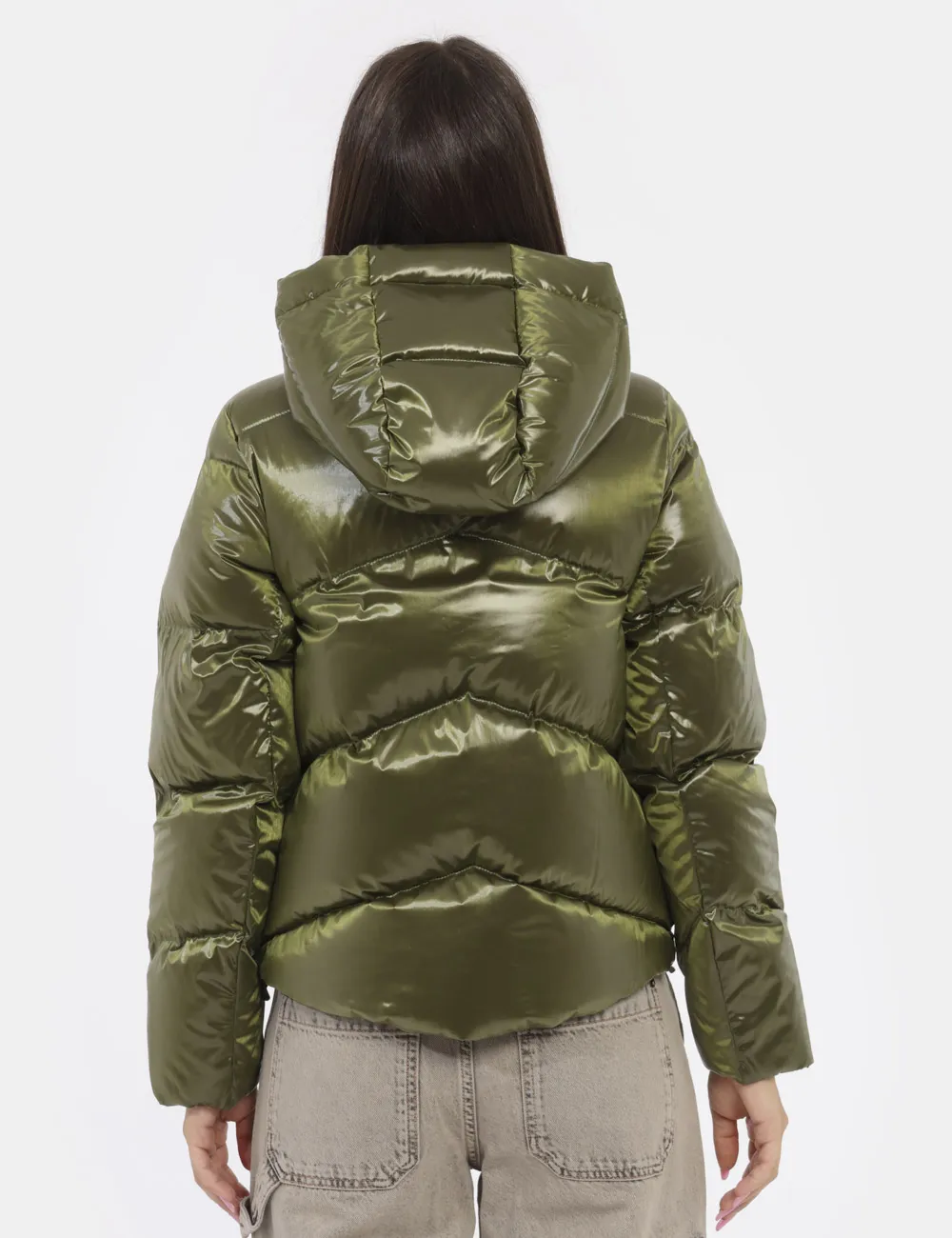 Piumino K-Way Verde