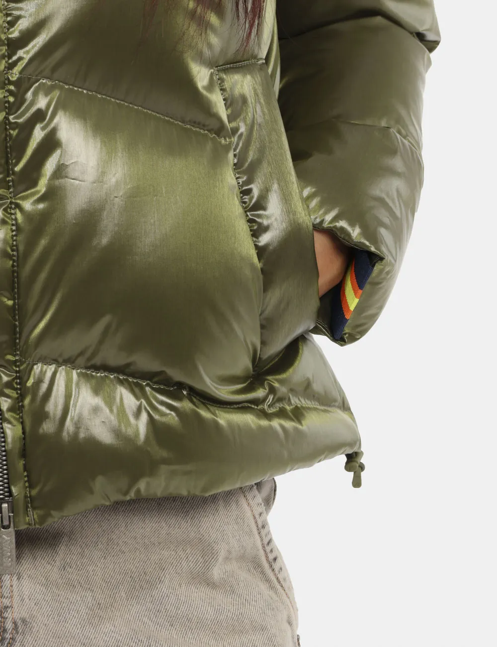 Piumino K-Way Verde