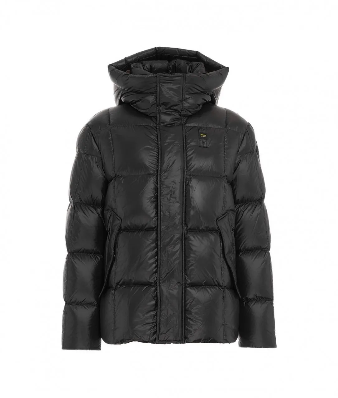 Piumino puffer trapuntato nero nero