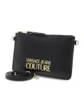 Pochette Versace Jeans Couture JEANS COUTURE RANGE L LOGO LOCK SKETCH 11 BAGS SMOOTH in ecopelle nero e oro