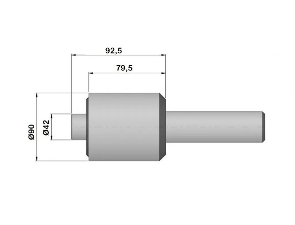 Poliangolar 3100N-ISO30C Brocciatore per interni versione compatta con attacco ISO30
