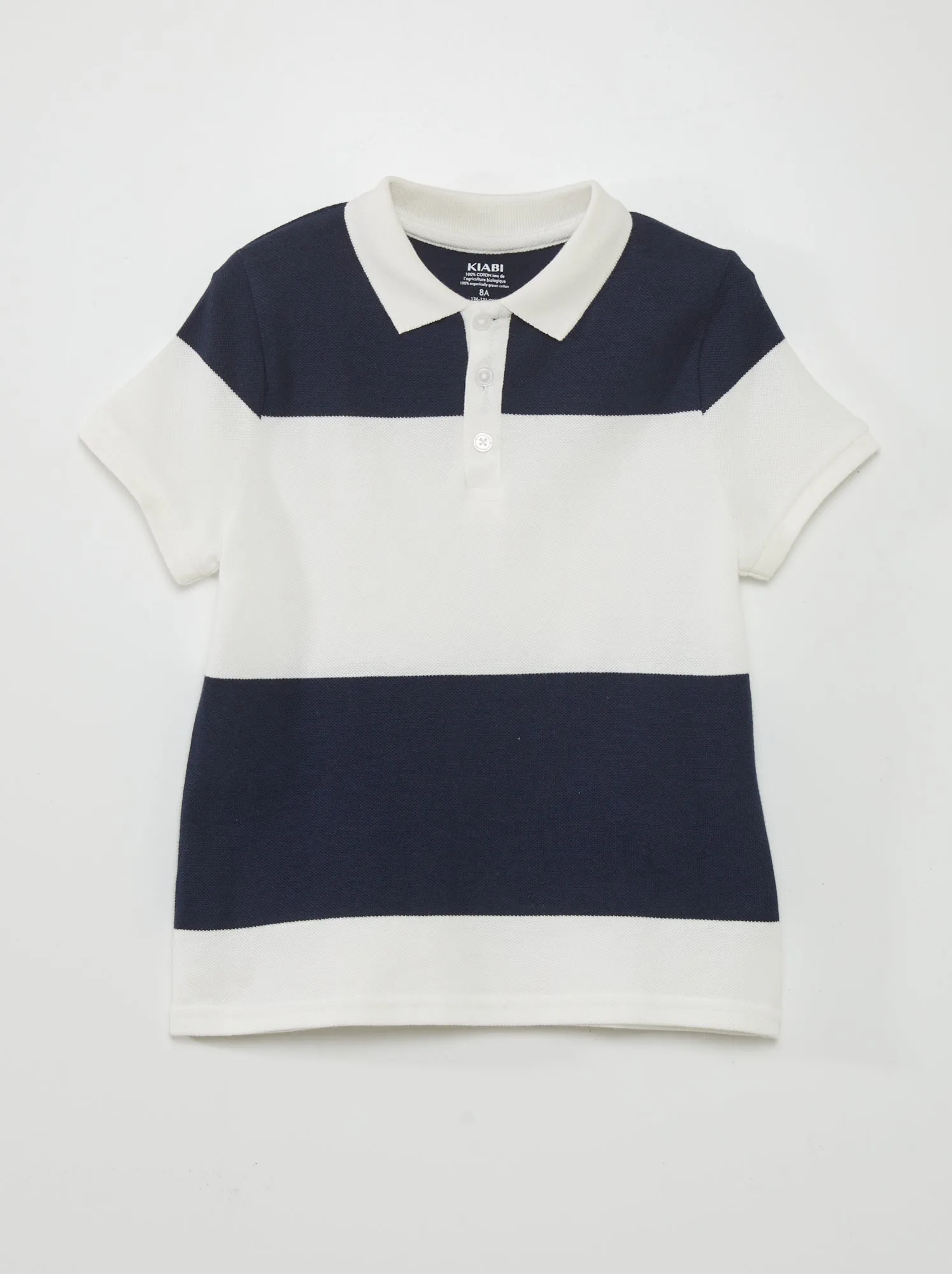Polo a righe - BLU