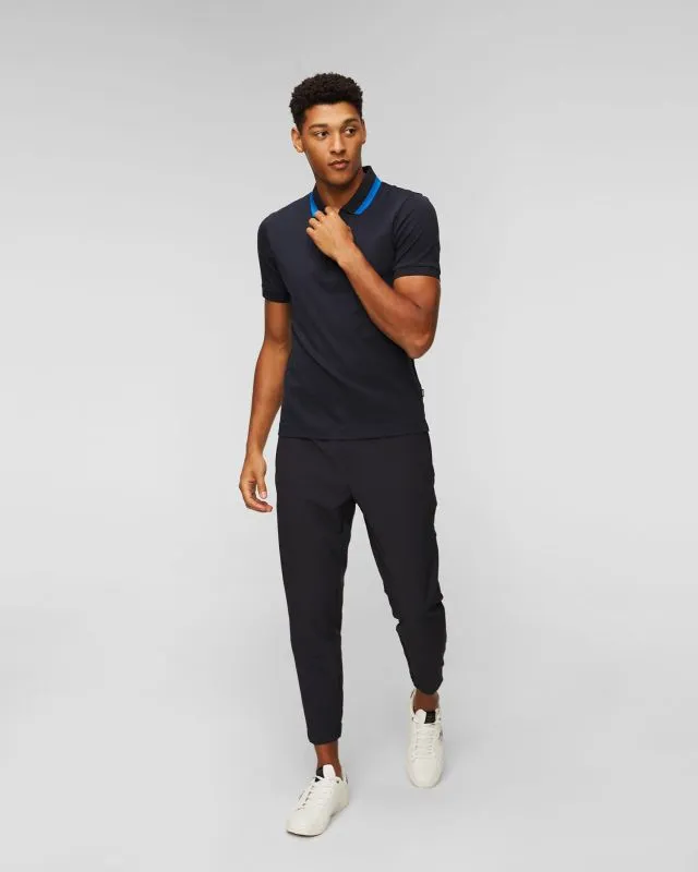 Polo blu da uomo Hugo Boss Polston