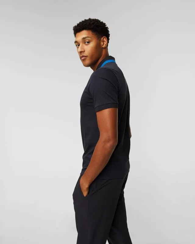 Polo blu da uomo Hugo Boss Polston