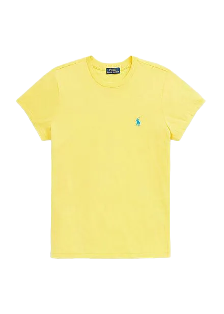 POLO RALPH LAUREN Maglietta girocollo in jersey di cotone