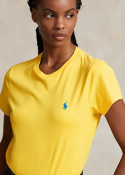 POLO RALPH LAUREN Maglietta girocollo in jersey di cotone