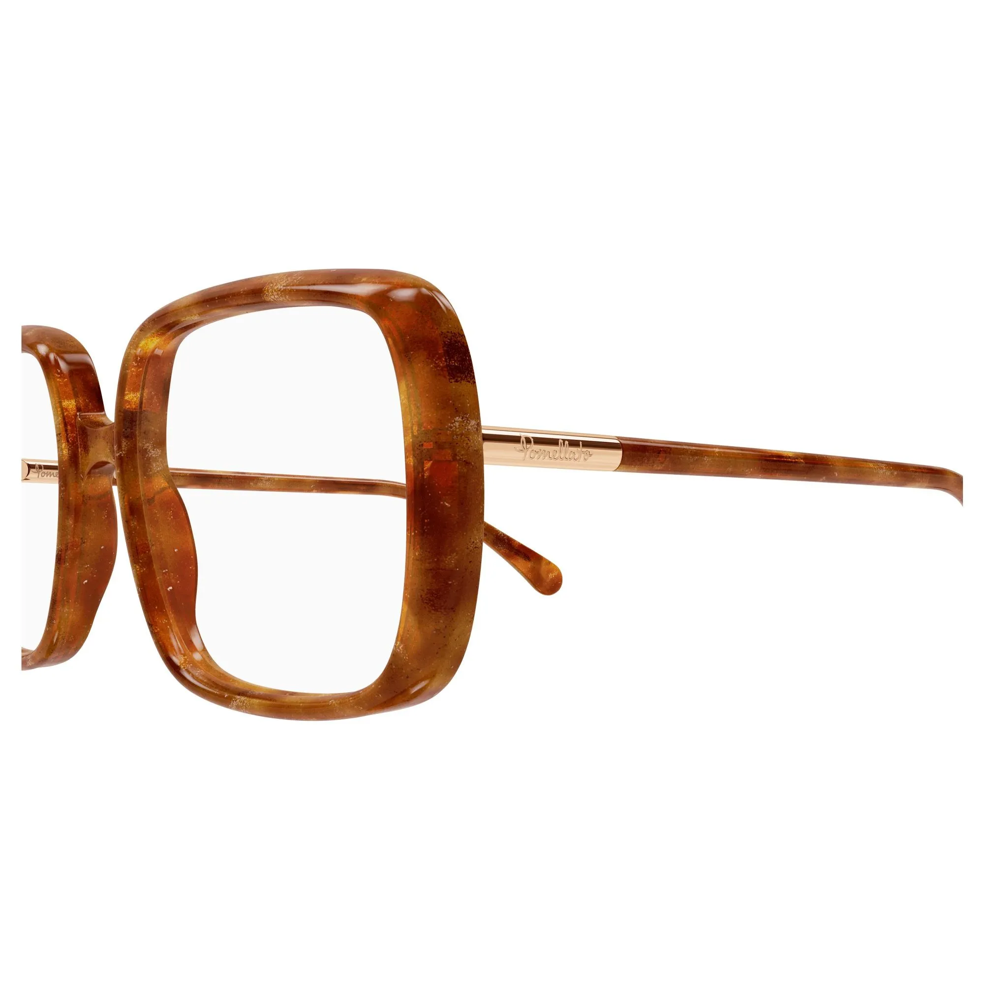   Pomellato PM0117O - 002 L'avana | Occhiale Da Vista Donna 