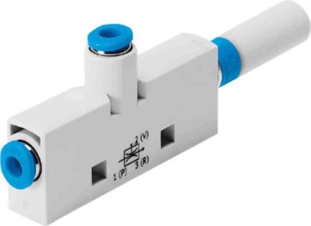 Pompa per vuoto Festo VN-07-H-T3-PQ2-VQ2-RO1, Ø ugello 0.7mm, pressione vuoto max 4.7bar, aspirazione max 16L/min,