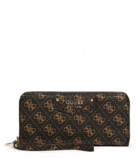 Portafoglio Guess Eco Brenton ESG839046 Brown Logo