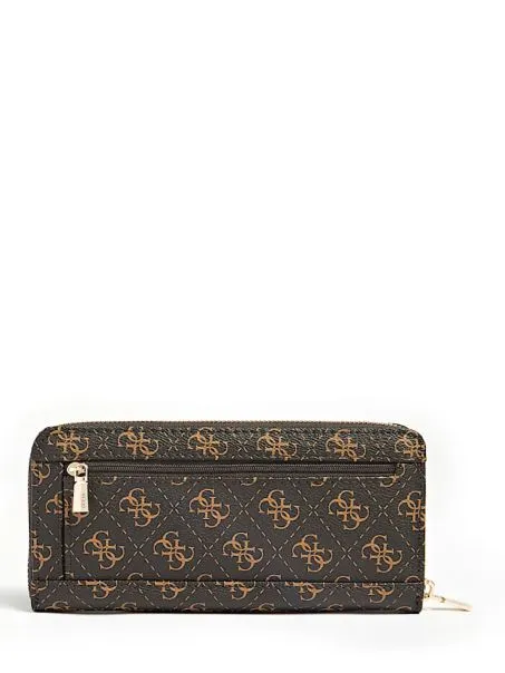 Portafoglio Guess Laurel SLG QE850046 Brown Logo