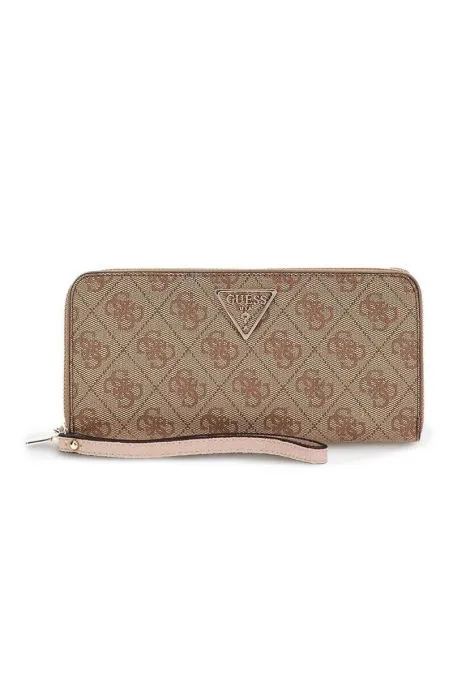 Portafoglio Guess Laurel SLG SG850046 Latte Logo