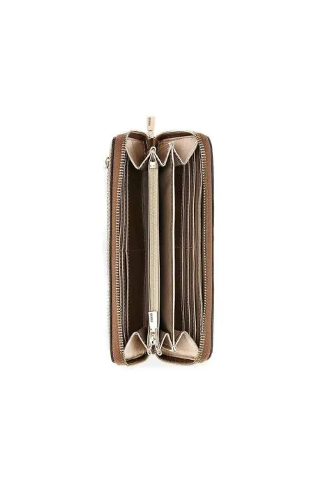 Portafoglio Guess Laurel SLG SG850046 Latte Logo