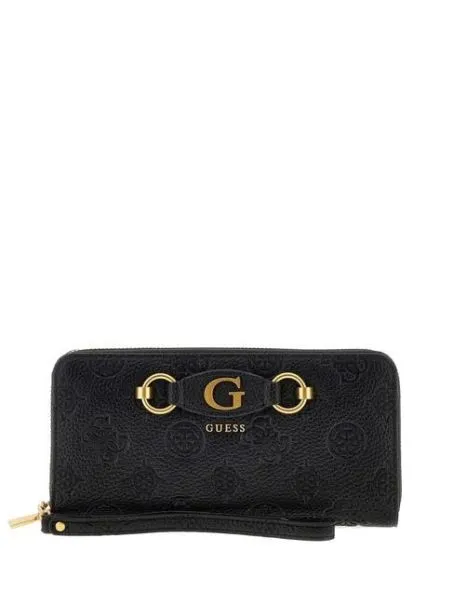 Portafoglio Simil Pelle Guess Izzy Peony SLG PD920946 Black Logo