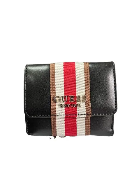 Portafoglio Simil Pelle Guess Nelka VG930744 Nero