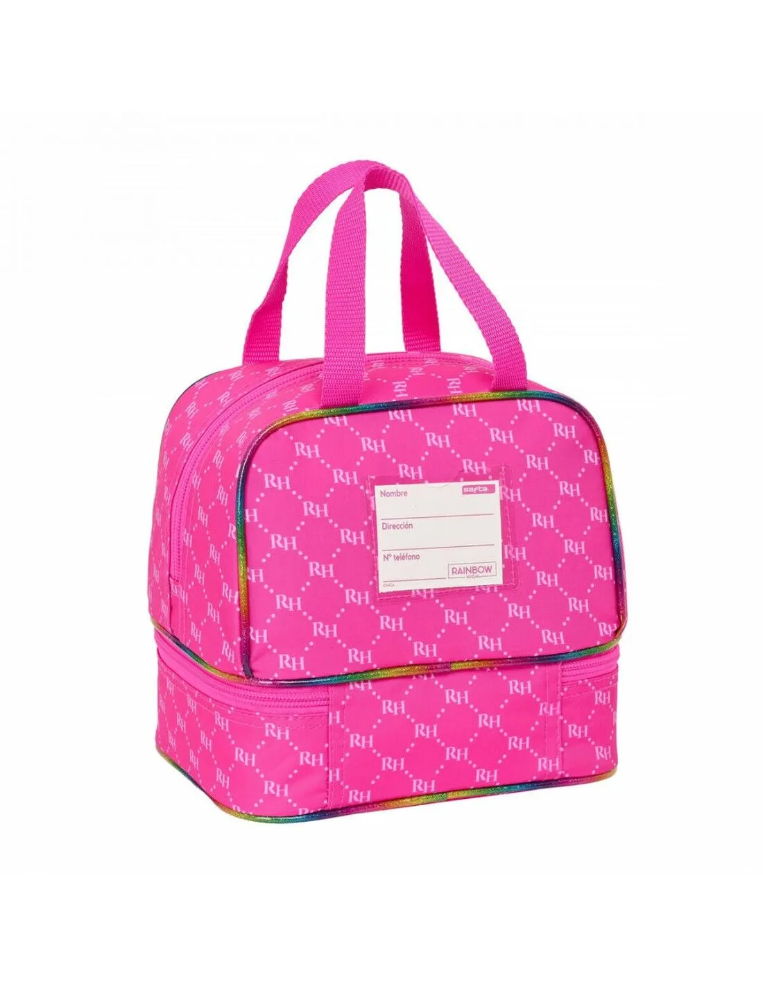 Portamerenda Rainbow High Fucsia (20 x 20 x 15 cm)