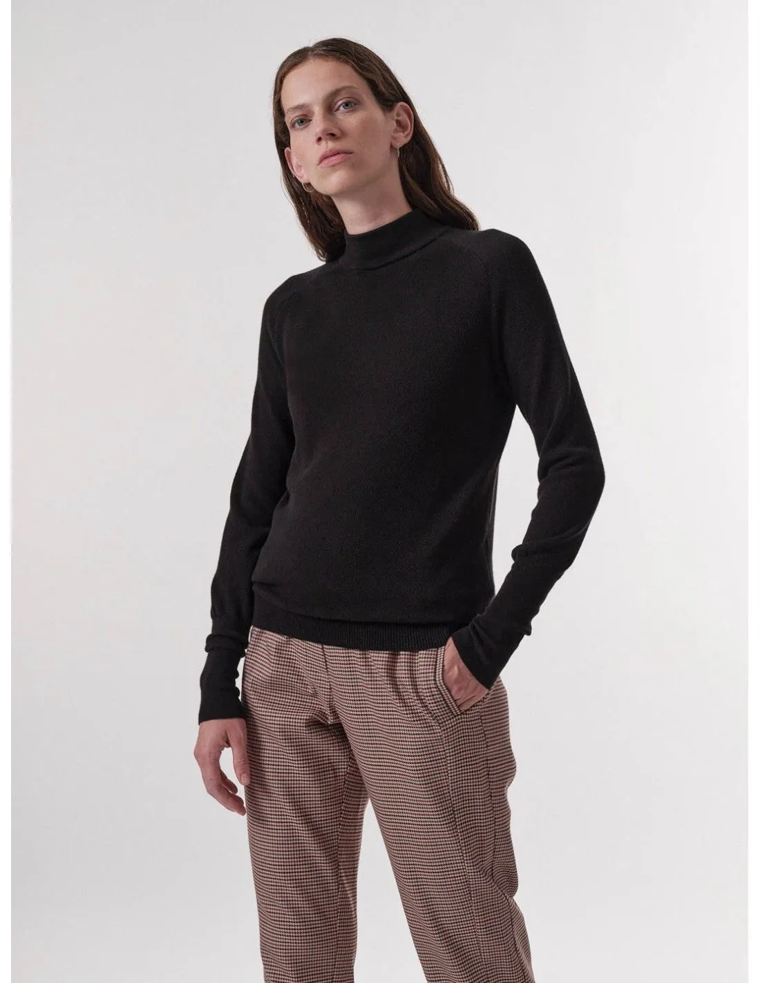 PULL LUPETTO IN COTONE BIOLOGICO TRICOT