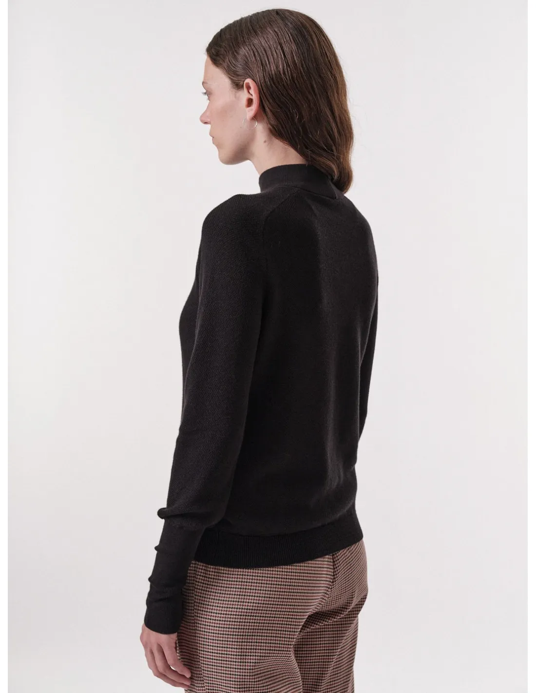 PULL LUPETTO IN COTONE BIOLOGICO TRICOT