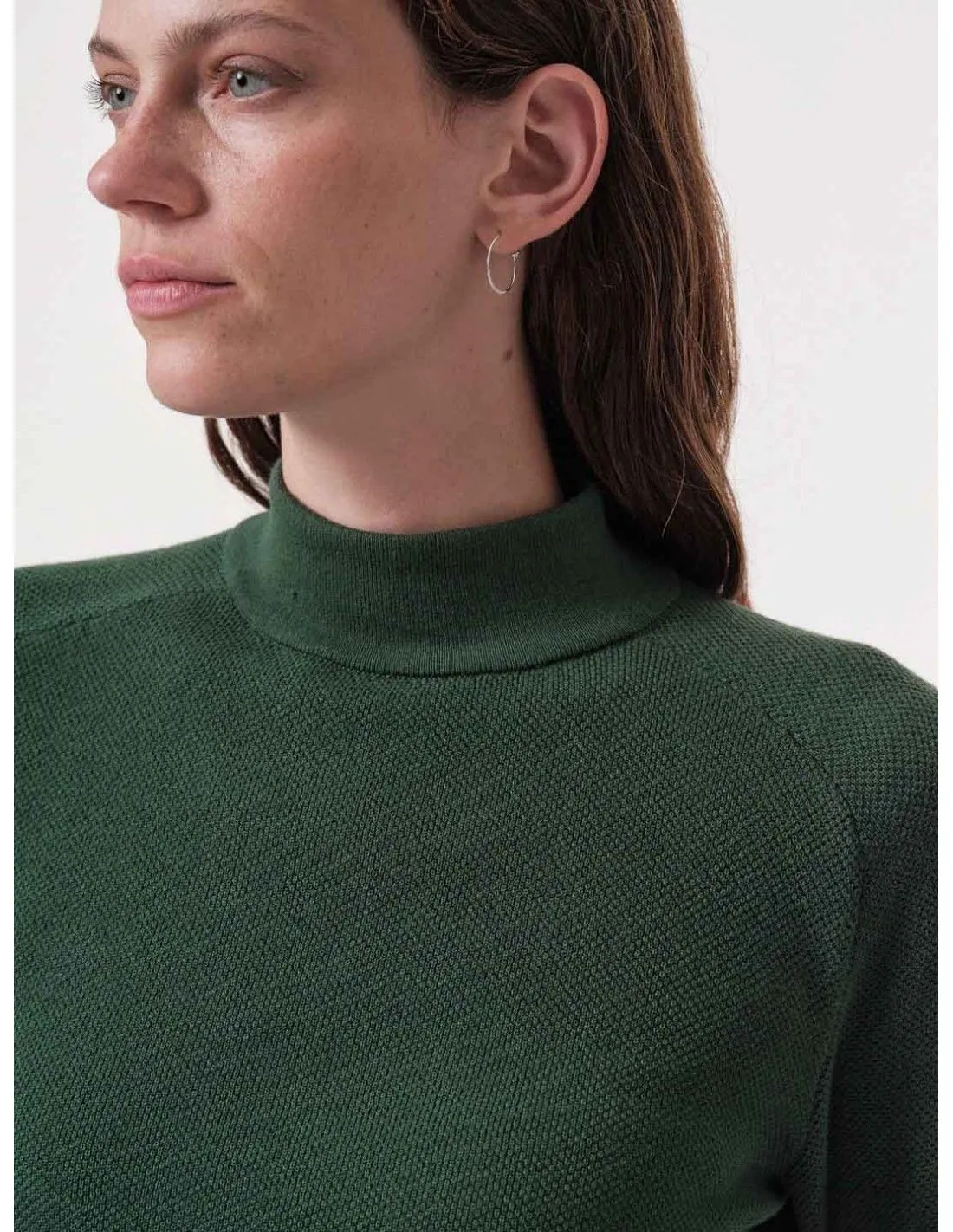 PULL LUPETTO IN COTONE BIOLOGICO TRICOT