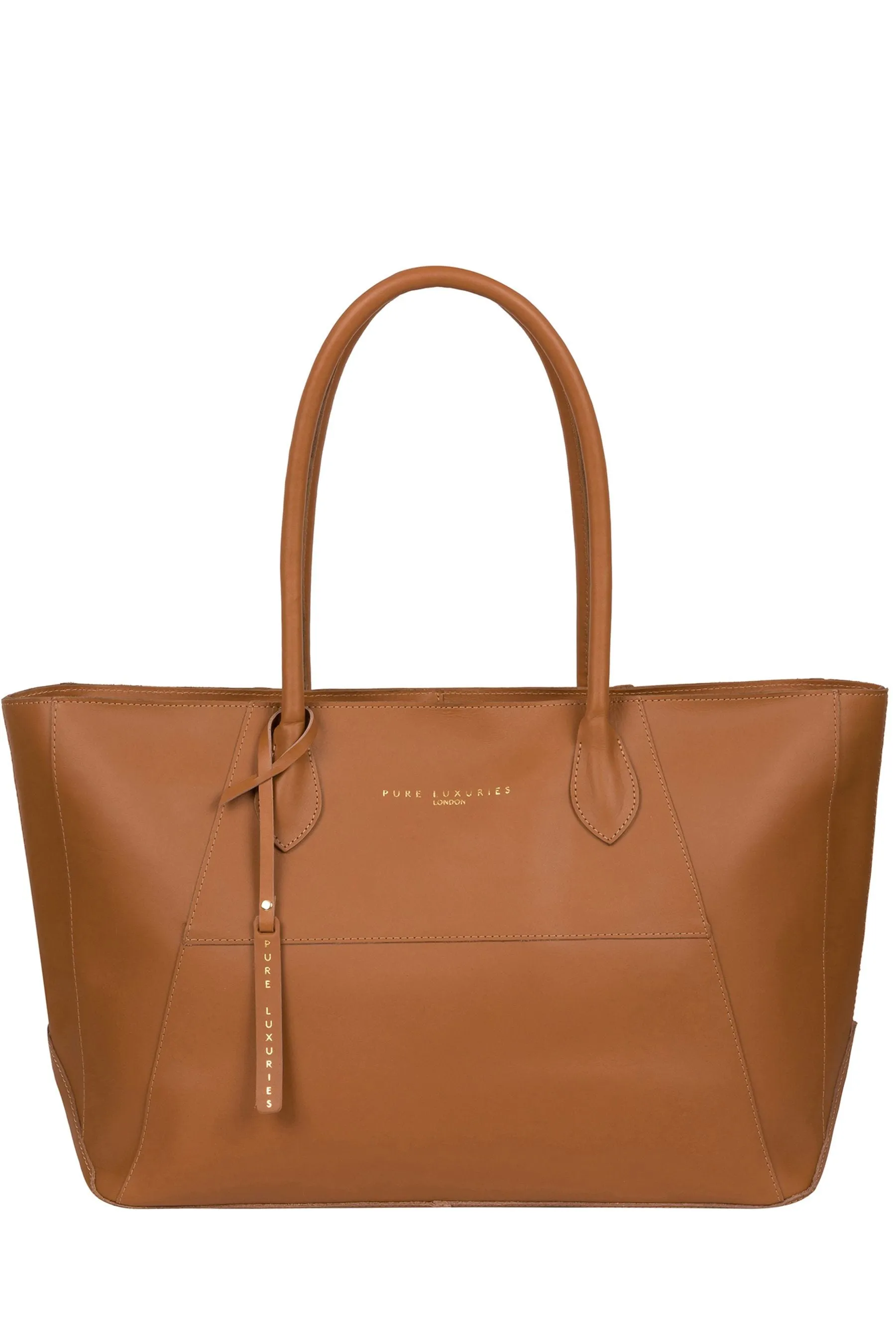 Pure Luxuries London - Storrington - Borsa tote in pelle con concia vegetale