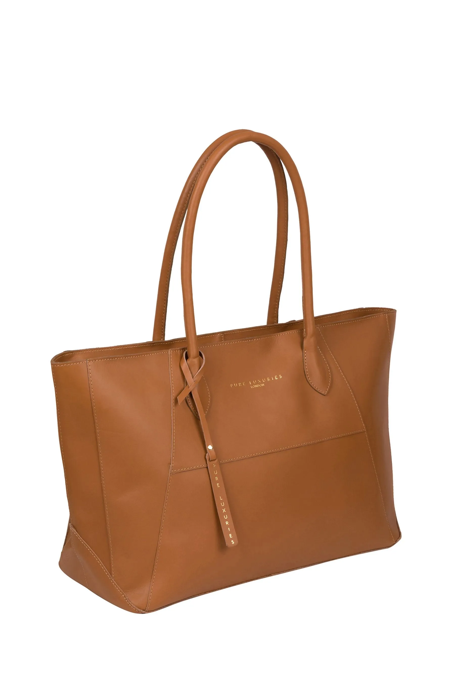 Pure Luxuries London - Storrington - Borsa tote in pelle con concia vegetale