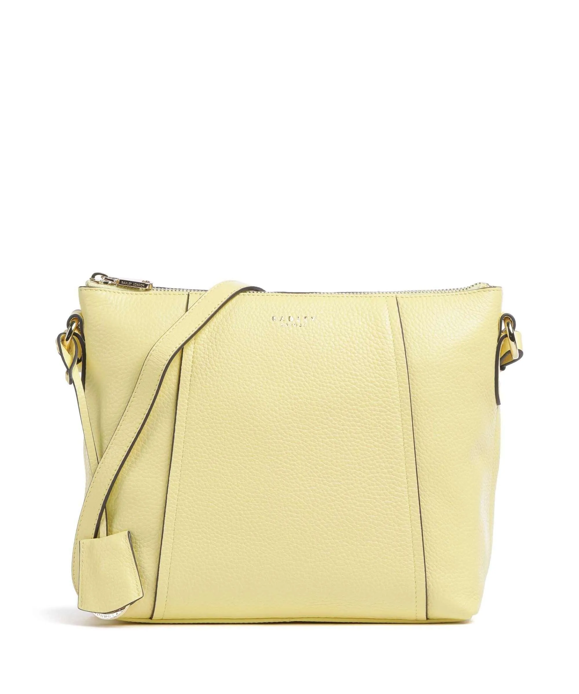  Radley London Wood Street 2.0 Borsa a tracolla pelle granulata giallo  