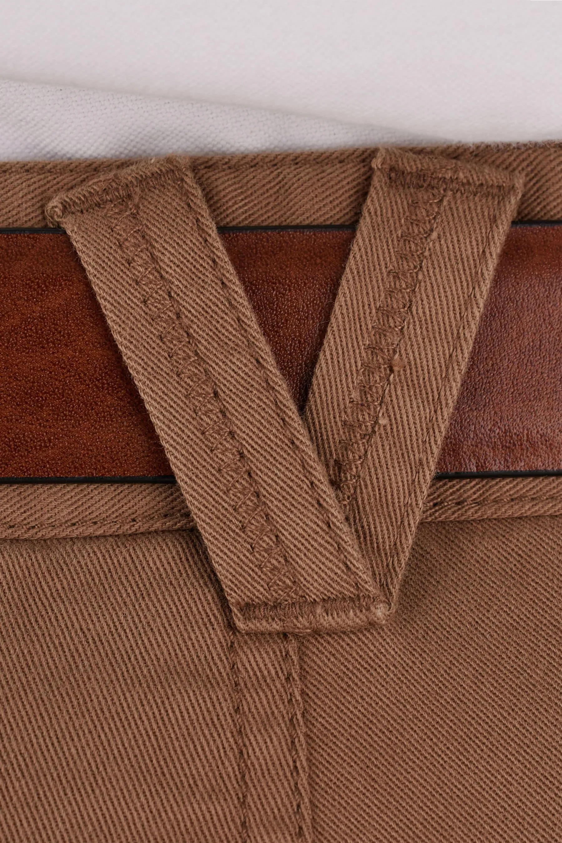 Raging Bull - Marrone chino stretti in fondo - Pantaloni
