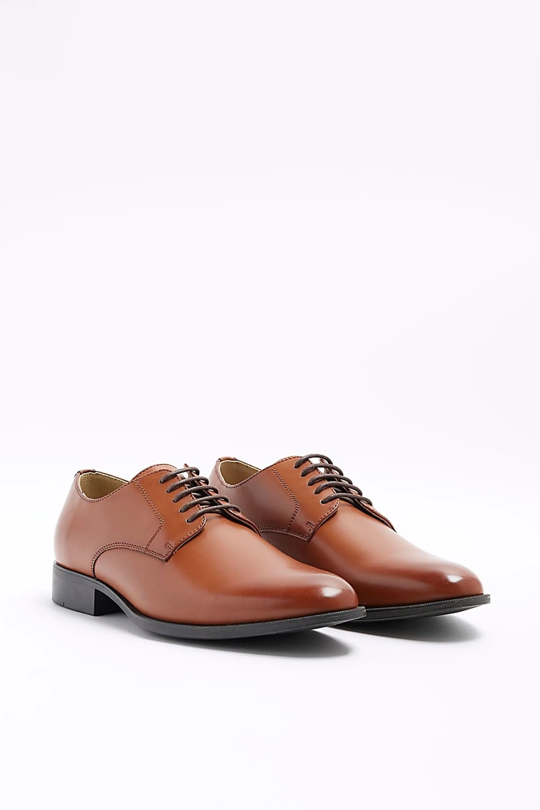 River Island Formale Point - Scarpe Derby brogue Pizzo in pelle