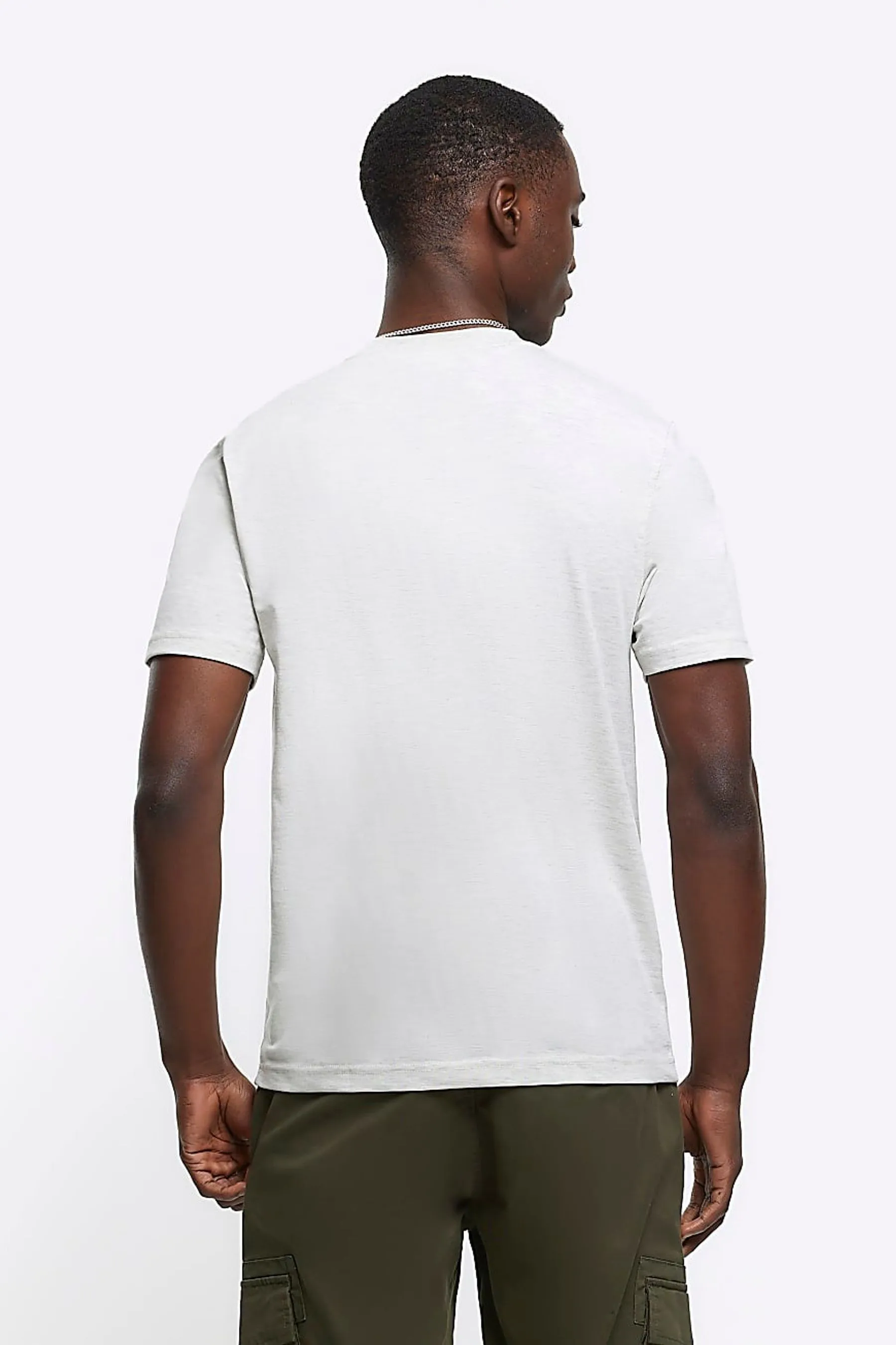 River Island - T-shirt Vestibilità attillata / Slim