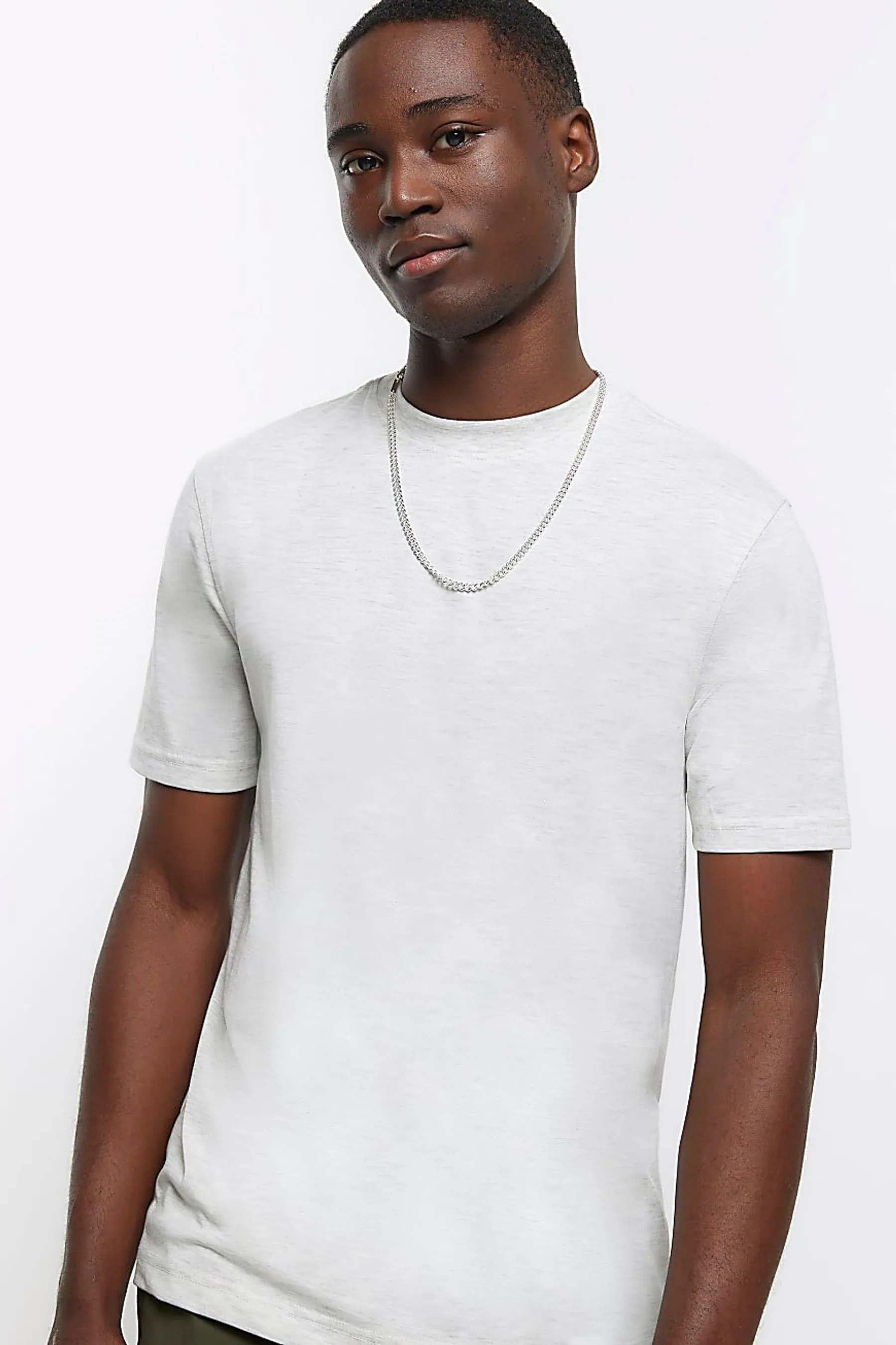 River Island - T-shirt Vestibilità attillata / Slim