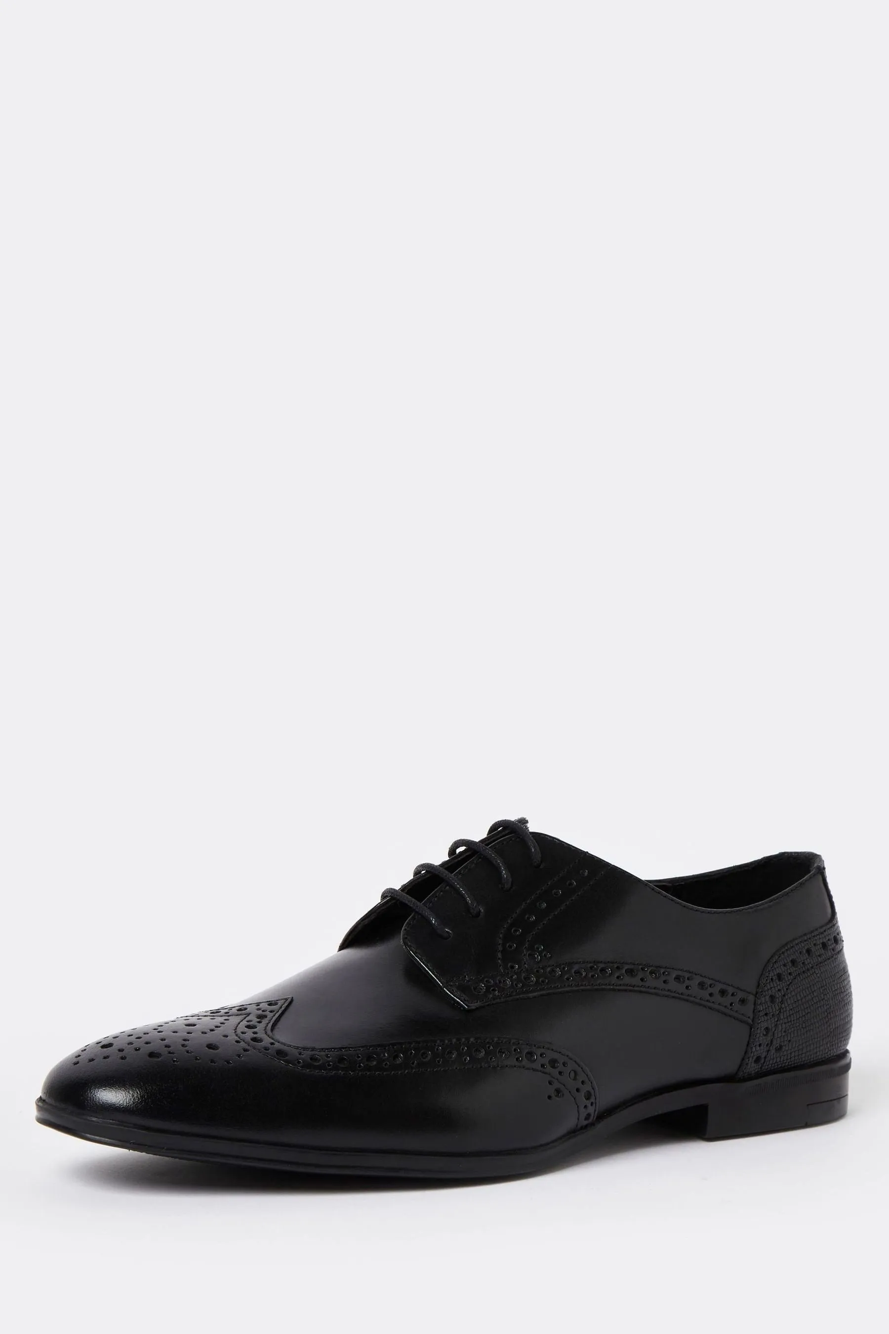 River Island Vestibilità ampia Pizzo Up - Scarpe Derby con stampa brogue