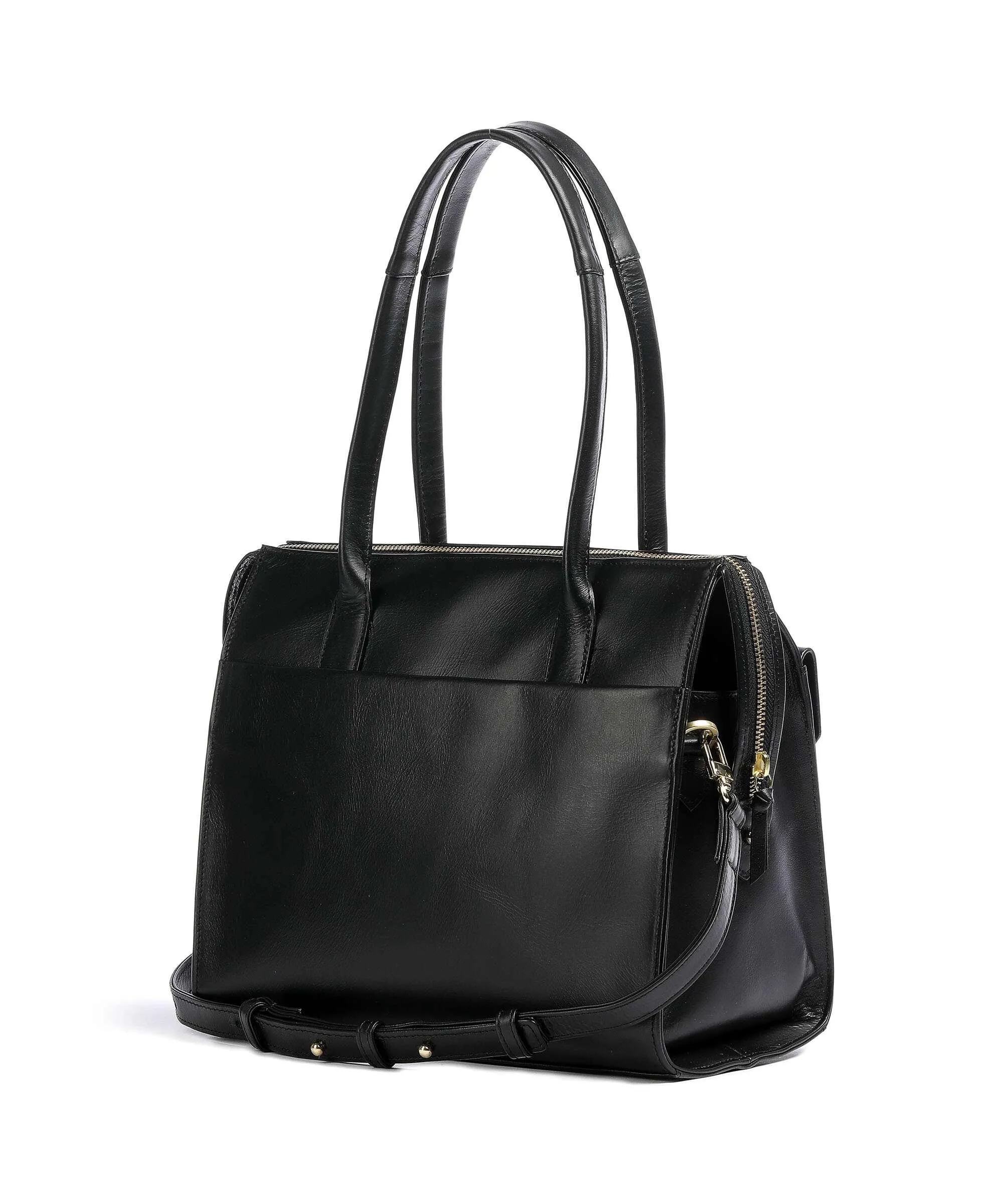  Royal RepubliQ Empress Borsa a mano pelle a grana fine nero  
