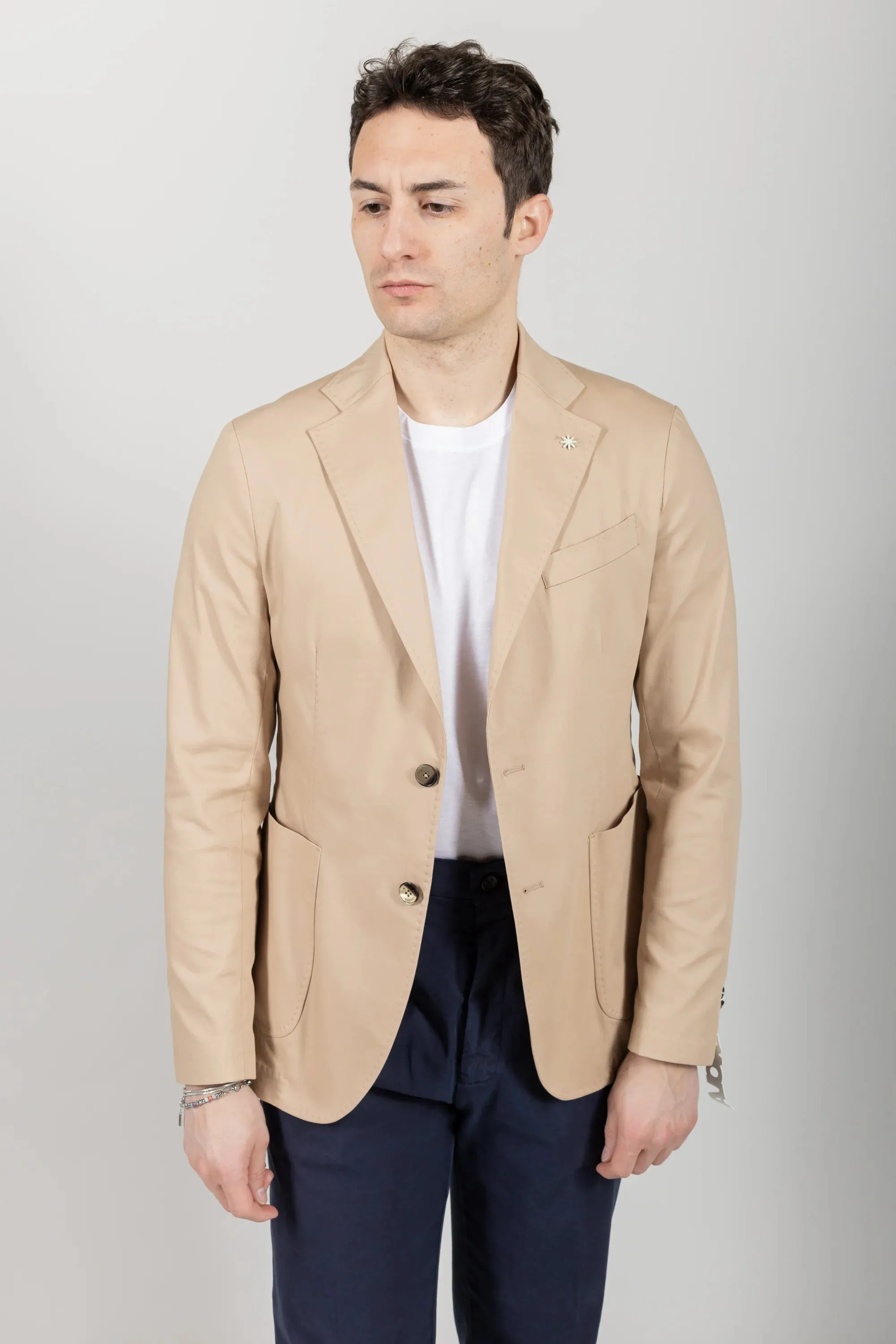 S4-3374 Giacca Nuvola Beige Man  