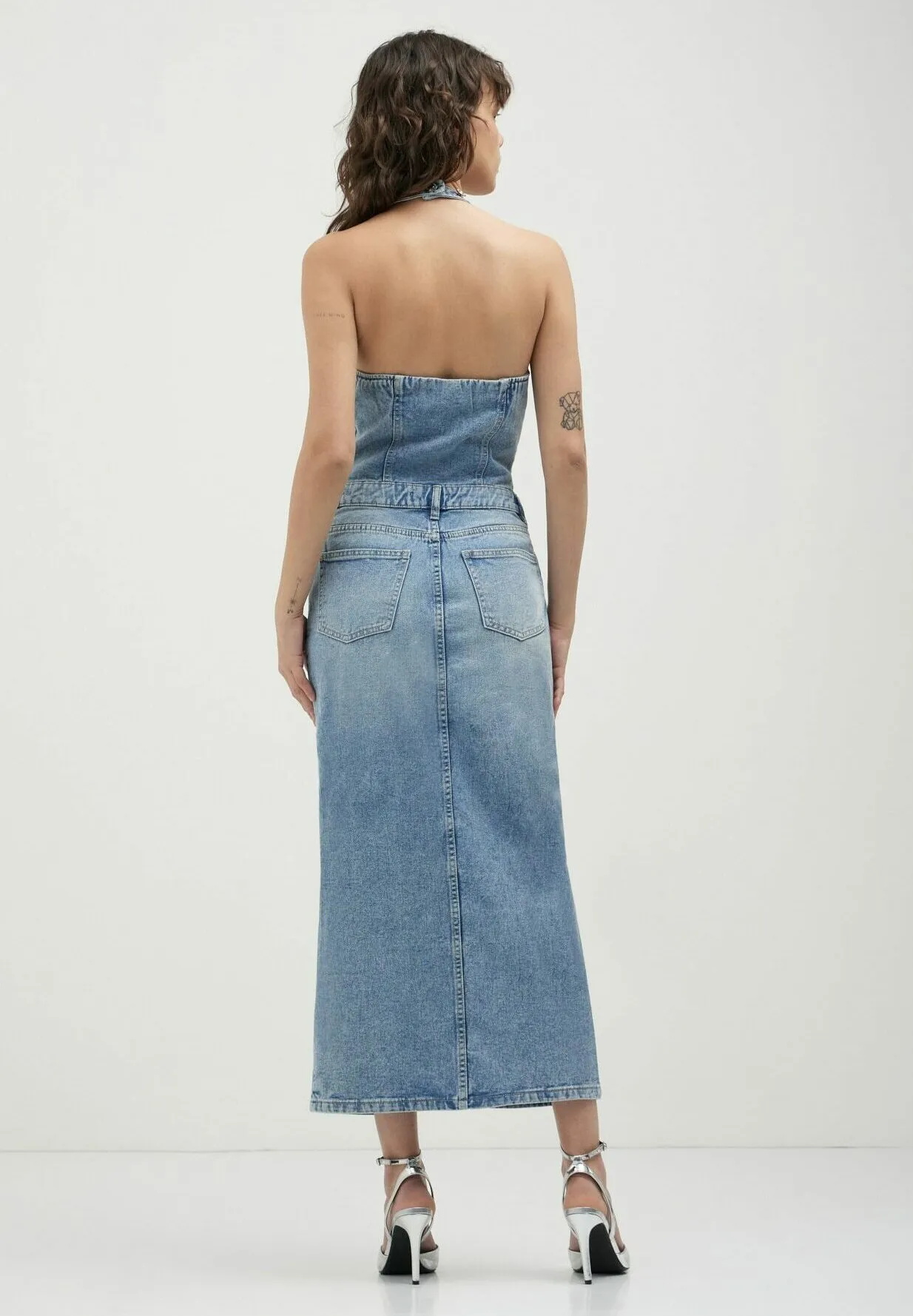 SALOPETTE HALTERNECK - Vestito lungo