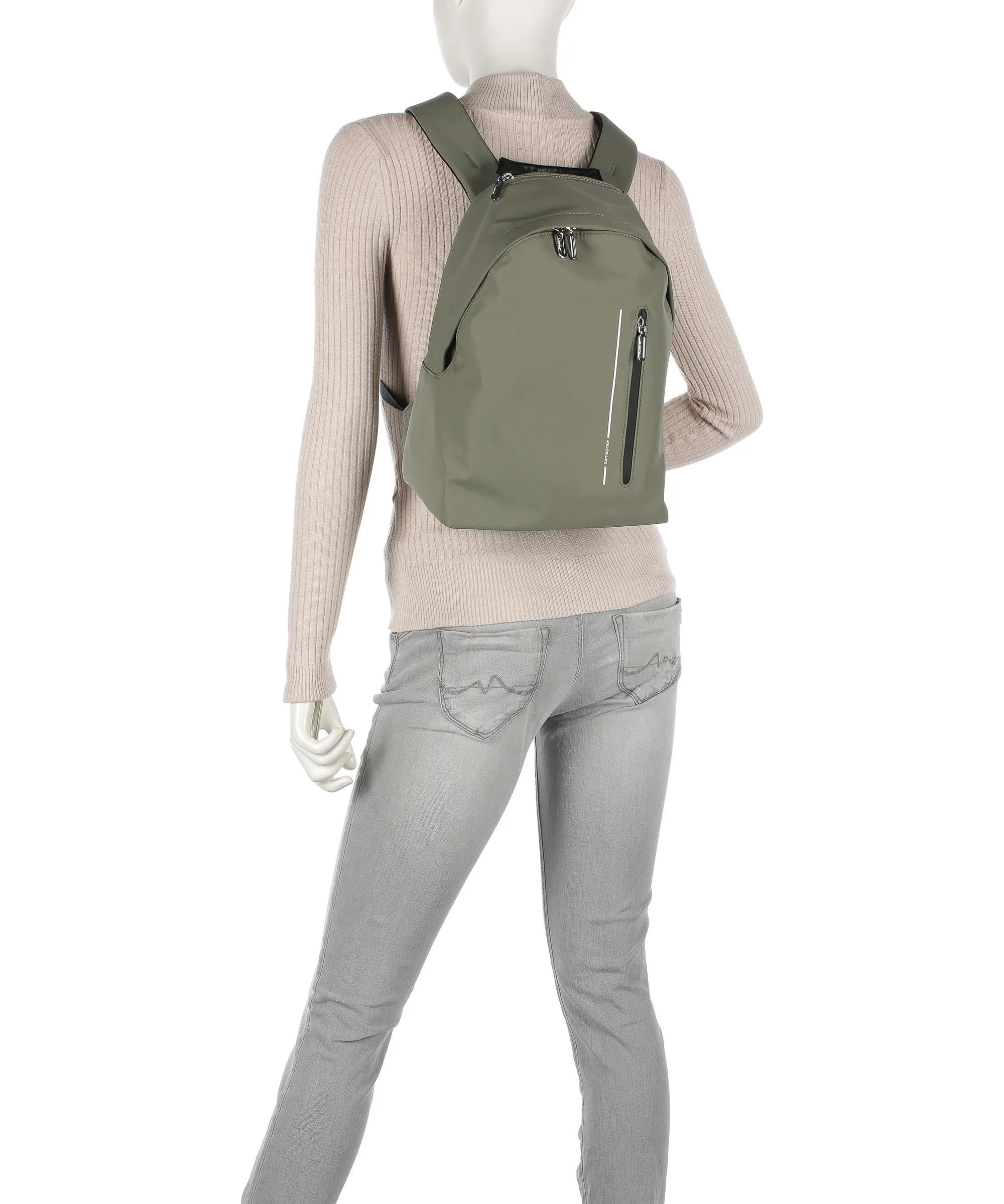  Samsonite Ongoing Zaino nylon riciclato verde-oliva  
