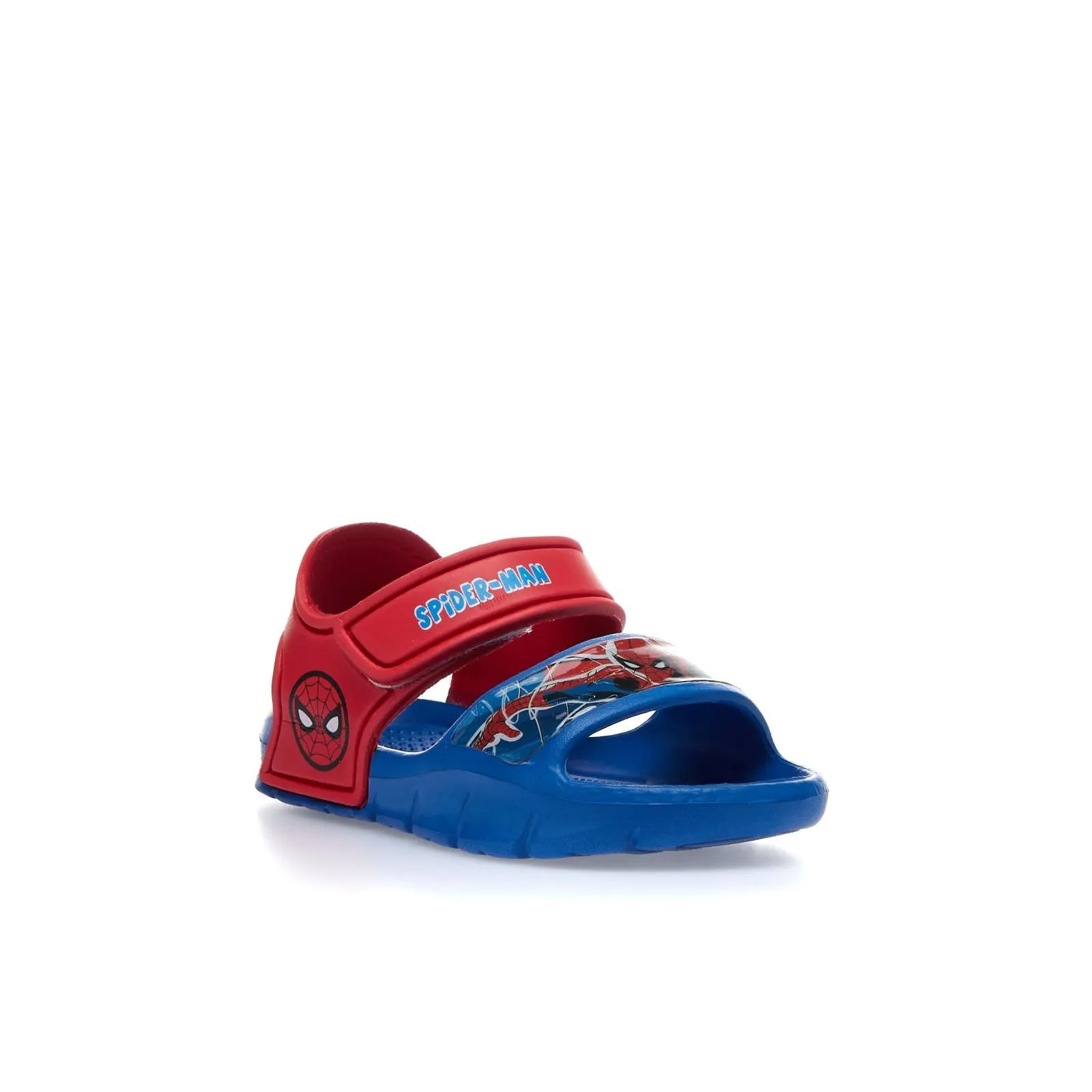Sandali da mare in gomma blu e rossi Spiderman