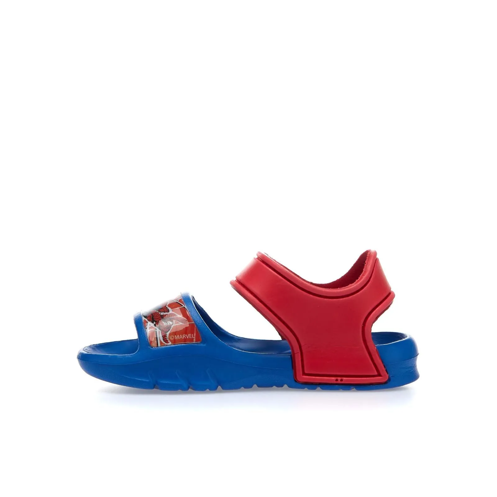 Sandali da mare in gomma blu e rossi Spiderman