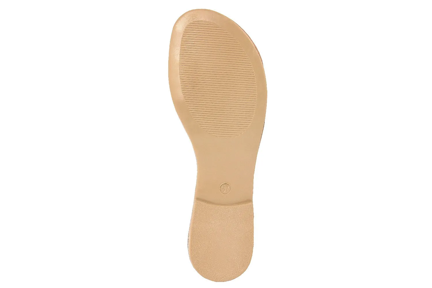 Sandali Flat Made in Italy in pelle colore Verde