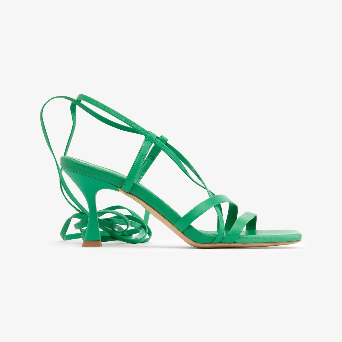 Sandalo Lace Up Verde