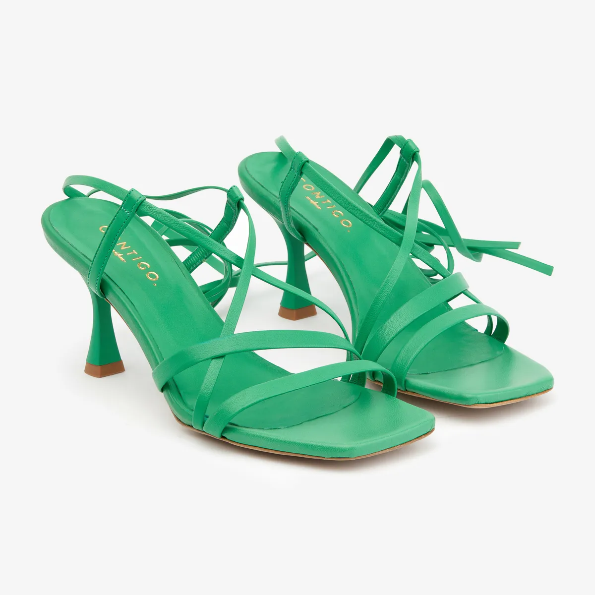 Sandalo Lace Up Verde