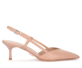 Sandalo Sergio Levantesi Chantal in pelle color nude